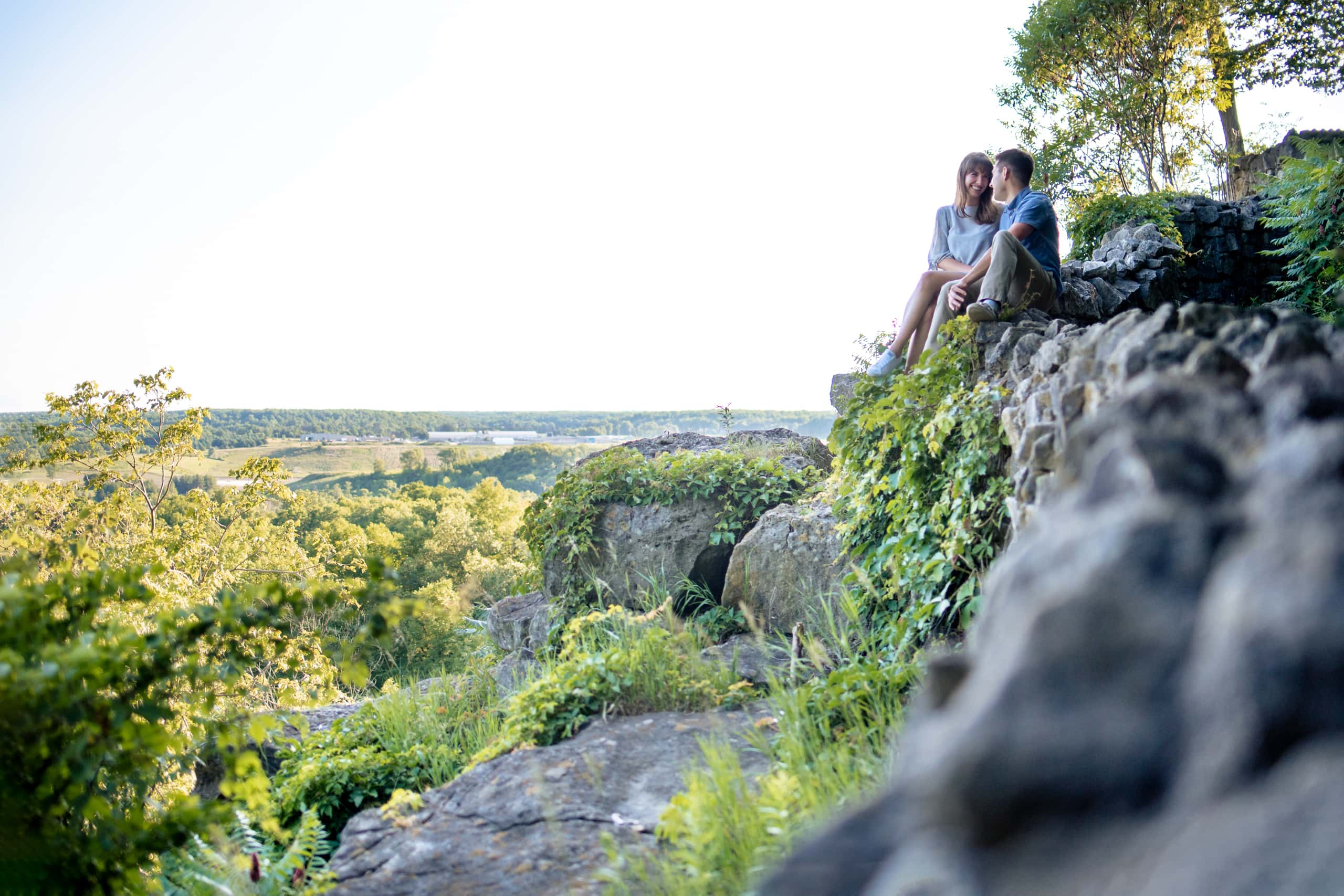 rattlesnake point conservation area milton engagement session by Durham Region Wedding Photographer Brian Ly Photography
