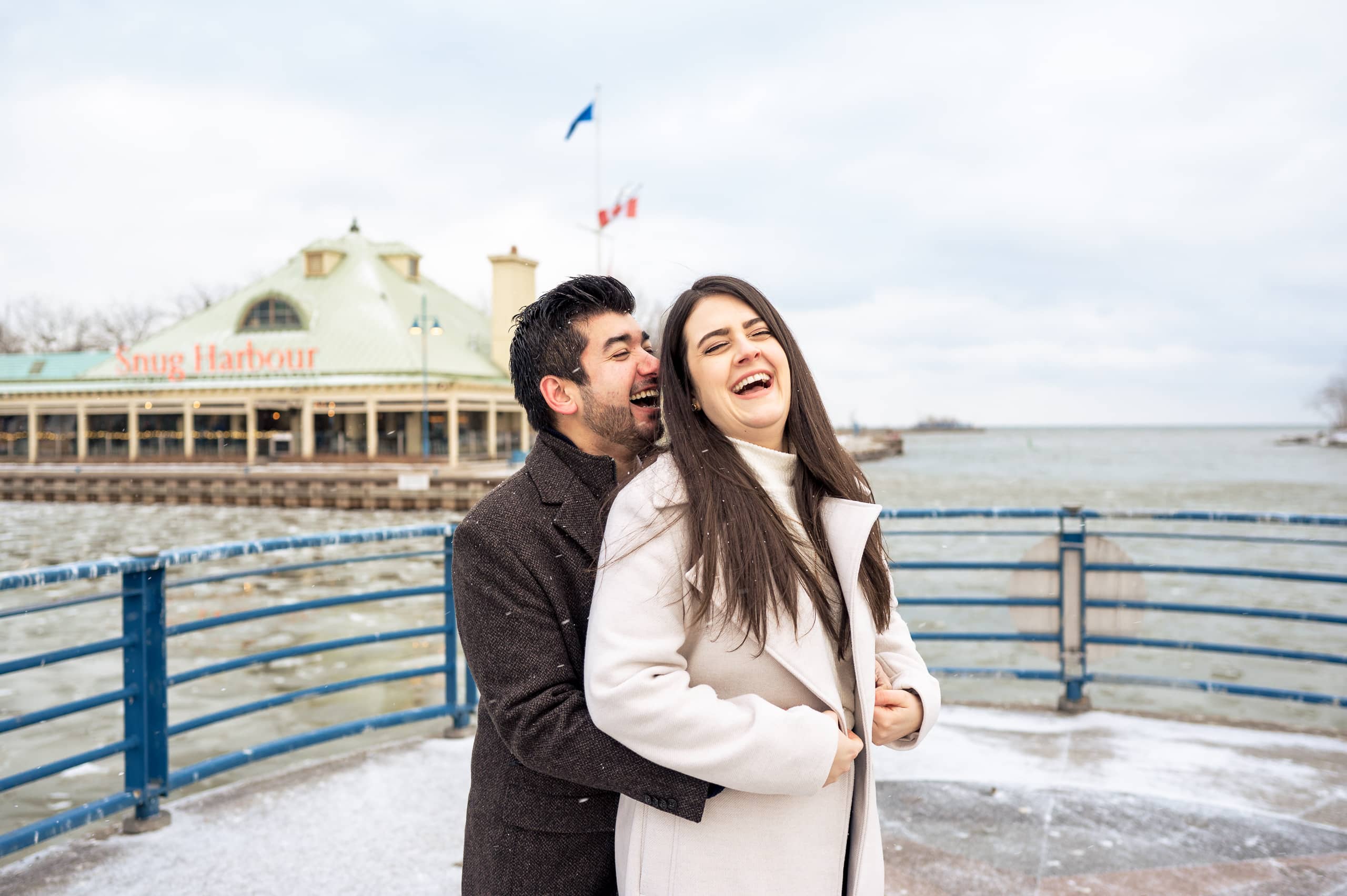 port credit engagement photos by Durham Region Wedding Photographer Brian Ly Photography